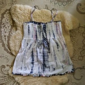 DKNY Jeans tie-dye camisole-style tank with straps